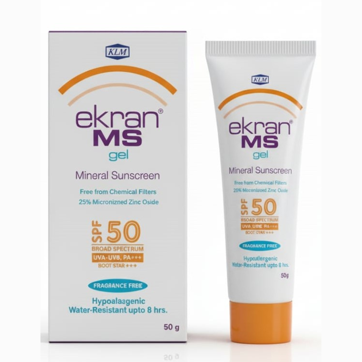 Ekran MS Gel Mineral Sunscreen – SPF 50 PA+++ (50g)