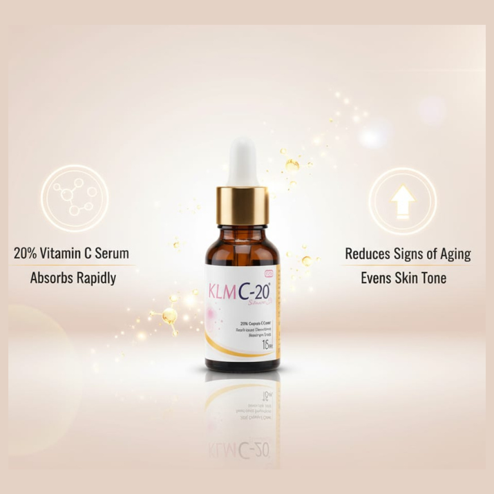 KLM C-20 Vitamin C Serum – 20% (15 ml)