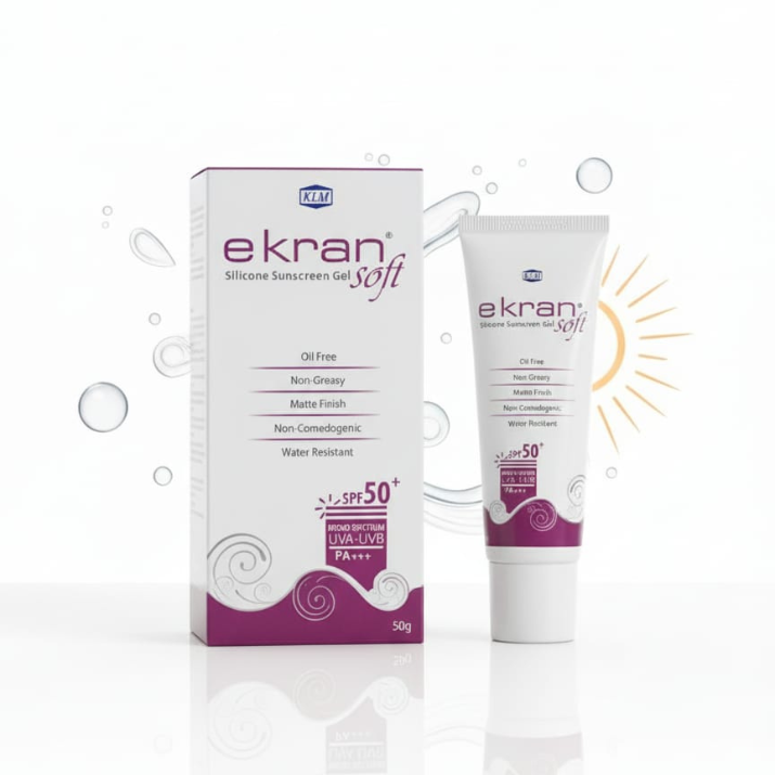Ekran Soft Silicone Sunscreen Gel SPF 50+ PA+++ (50g)