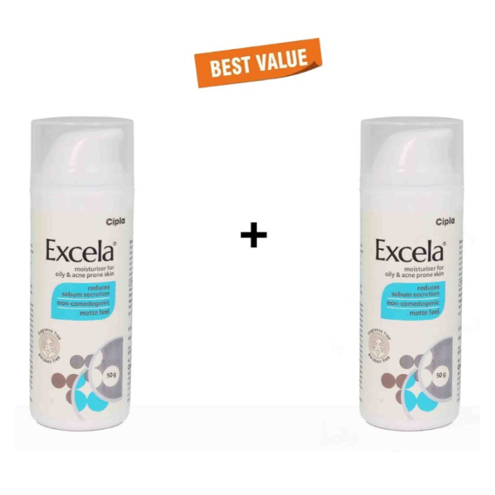 Excela Moisturiser for Oily & Acne Prone Skin 50 g