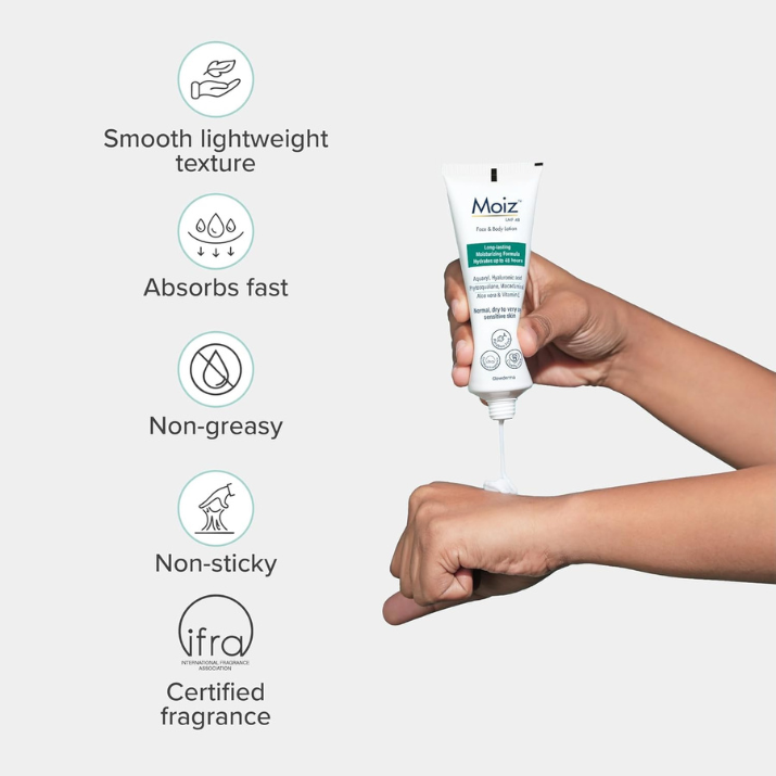 Moiz LMF 48 Face & Body Lotion 200ml