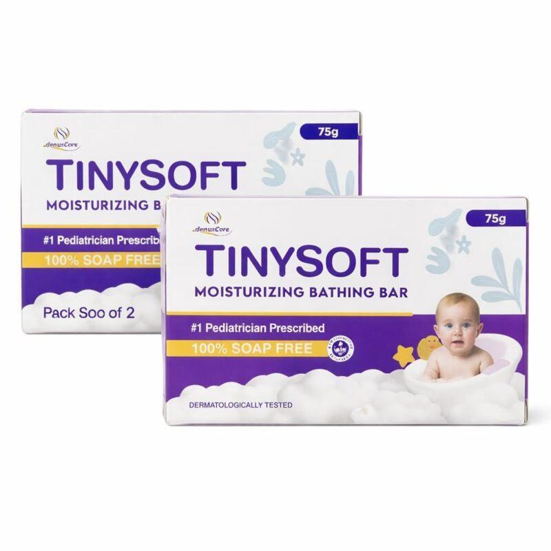 Tinysoft Moisturizing Baby Bathing Bar-(Pack Of 2)