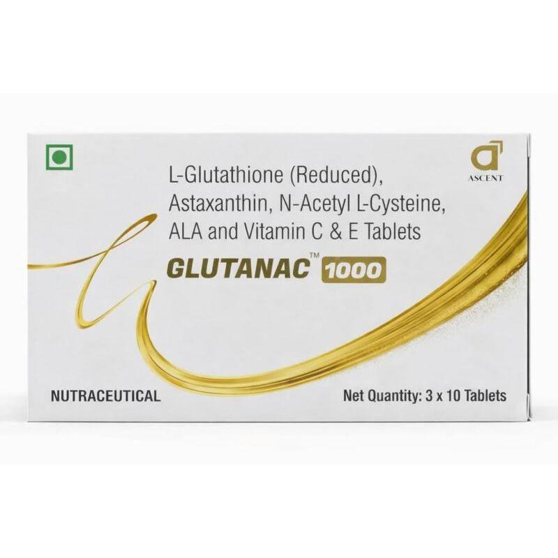 Glutanac 1000 Nutraceutical Tablets 3 x 10 (30Tablets)