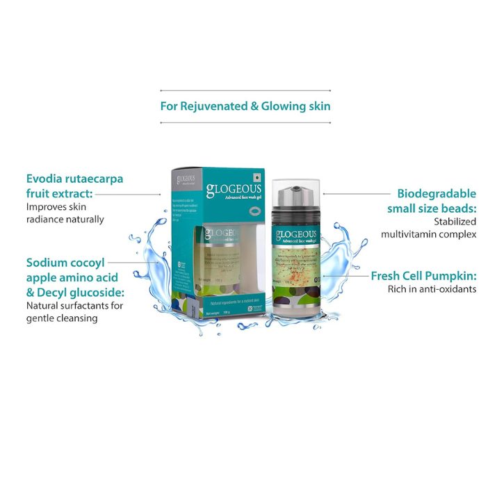 GLOGEOUS ADVANCED FACE WASH GEL