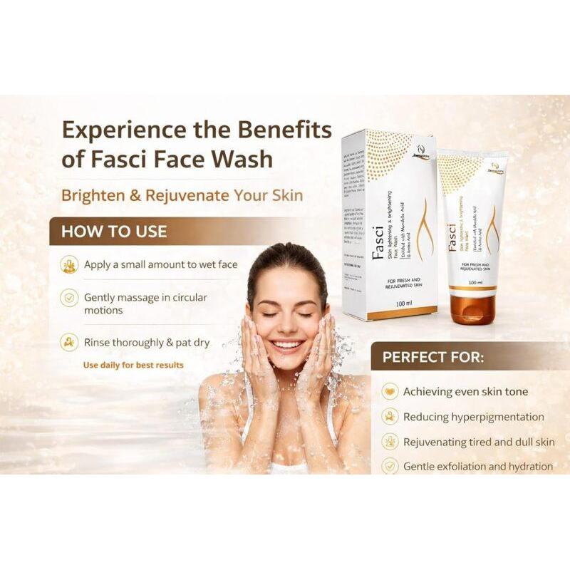 Fasci Skin Lightening & Brightening Face Wash 100ml