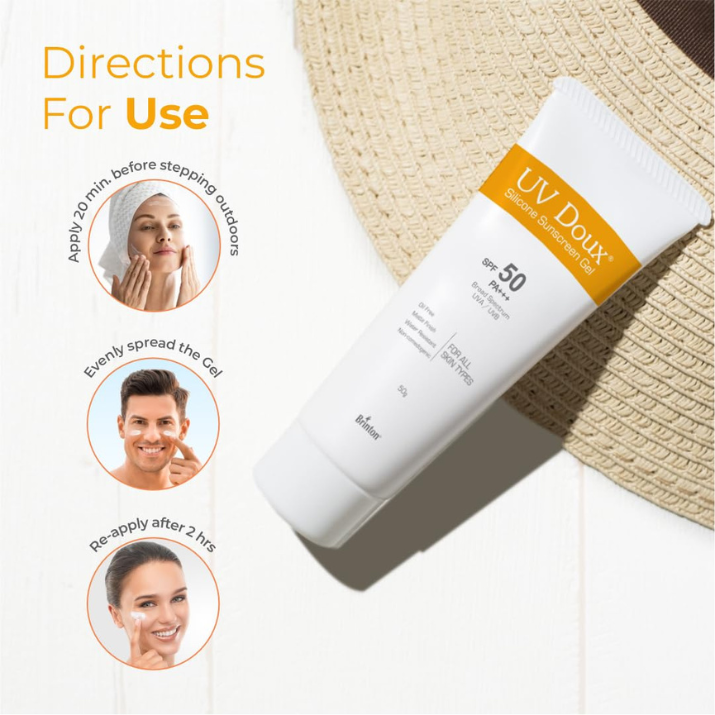 UV Doux Silicone Sunscreen Gel SPF 50 PA+++