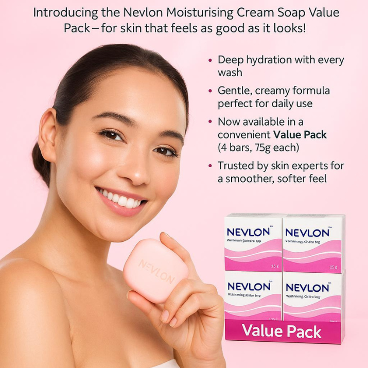 Nevlon Moisturising Cream Soap 75g