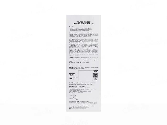 Peltos Tinted Under Eye Corrector (15gm)