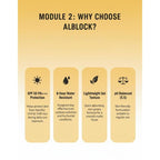 DERMX ALBLOCK Sunscreen Emulsion Gel SPF 50 PA+++ | Broad Spectrum UVA, UVB & HEVL Protection | Lightweight, Non-Comedogenic | 8 Hours Water Resistant | pH 5.5 | 50g