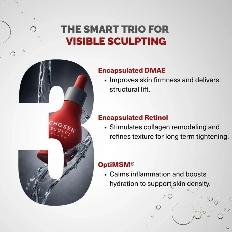 CHOSEN Sculpt Serum Double Chin & Jawline Firming Serum 30ml