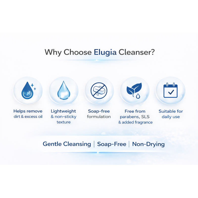 Elugia Cleanser Face Wash (125ml)