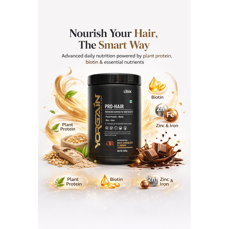Yorgain Pro-Hair Advanced Nutrition Powder Rich Chocolate Flavour- 400gm