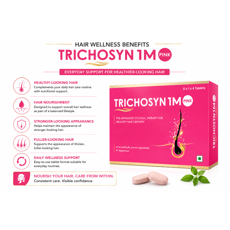 TRICHOSYN 1M PINK Tablets | Advanced Cyclical Therapy Kit