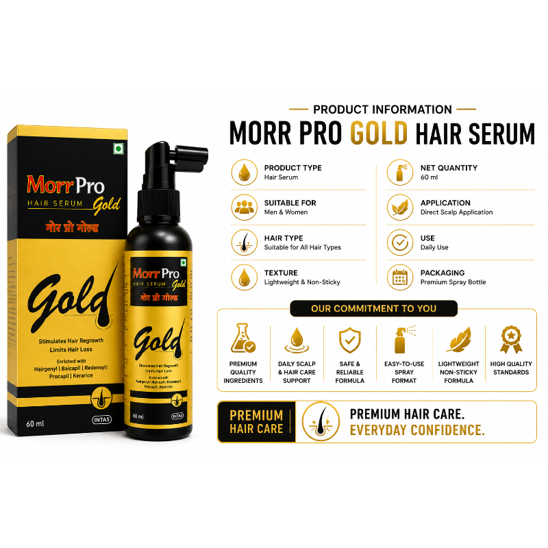 Morr Pro Gold Hair Serum (60ml)