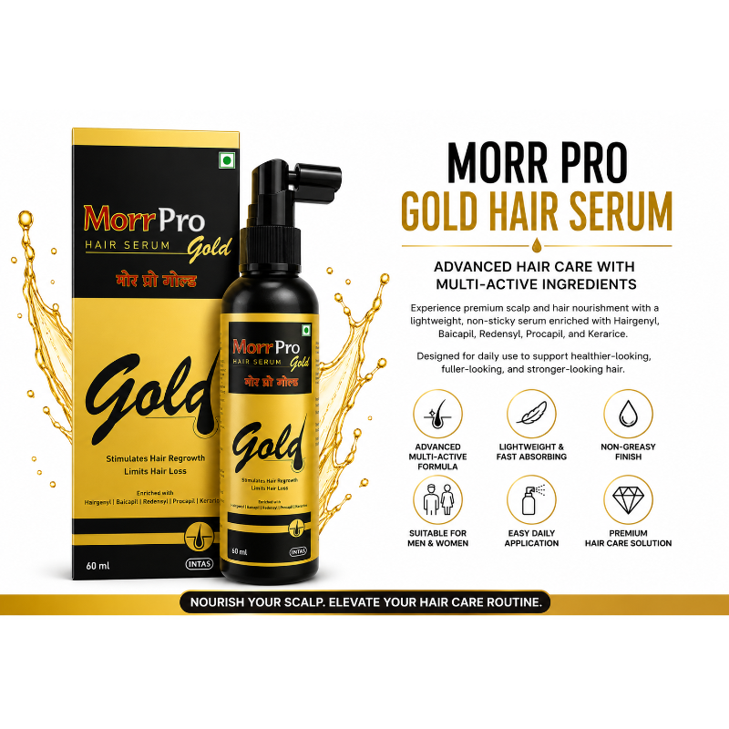 Morr Pro Gold Hair Serum (60ml)