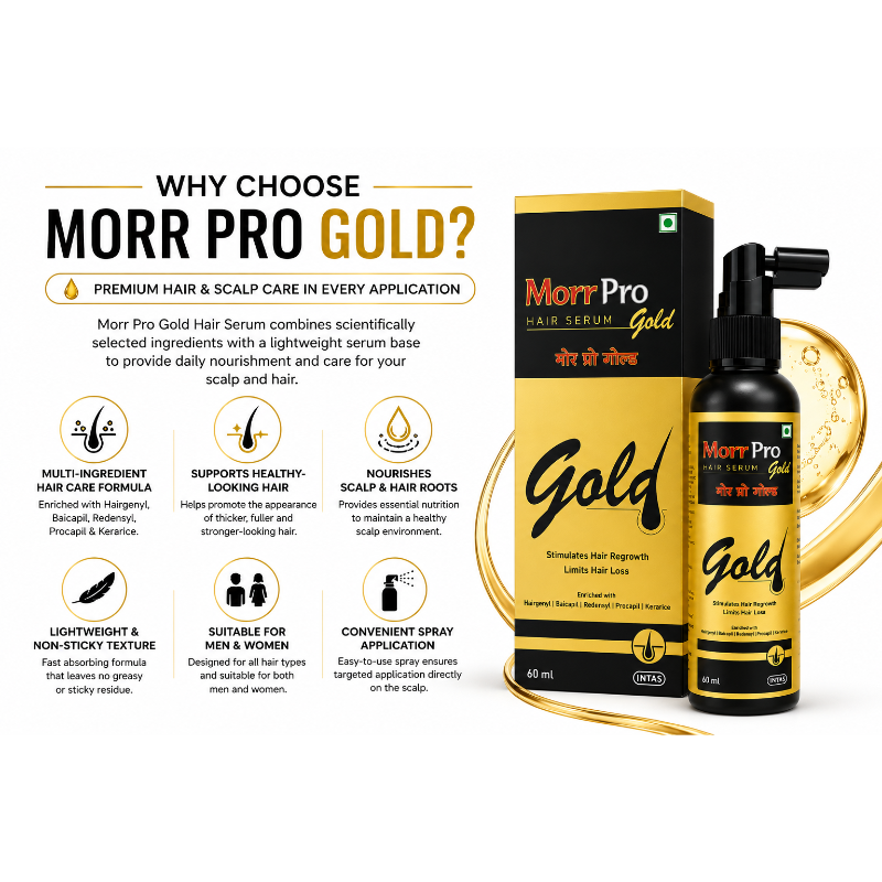 Morr Pro Gold Hair Serum (60ml)