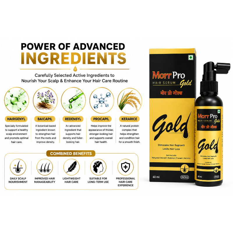 Morr Pro Gold Hair Serum (60ml)