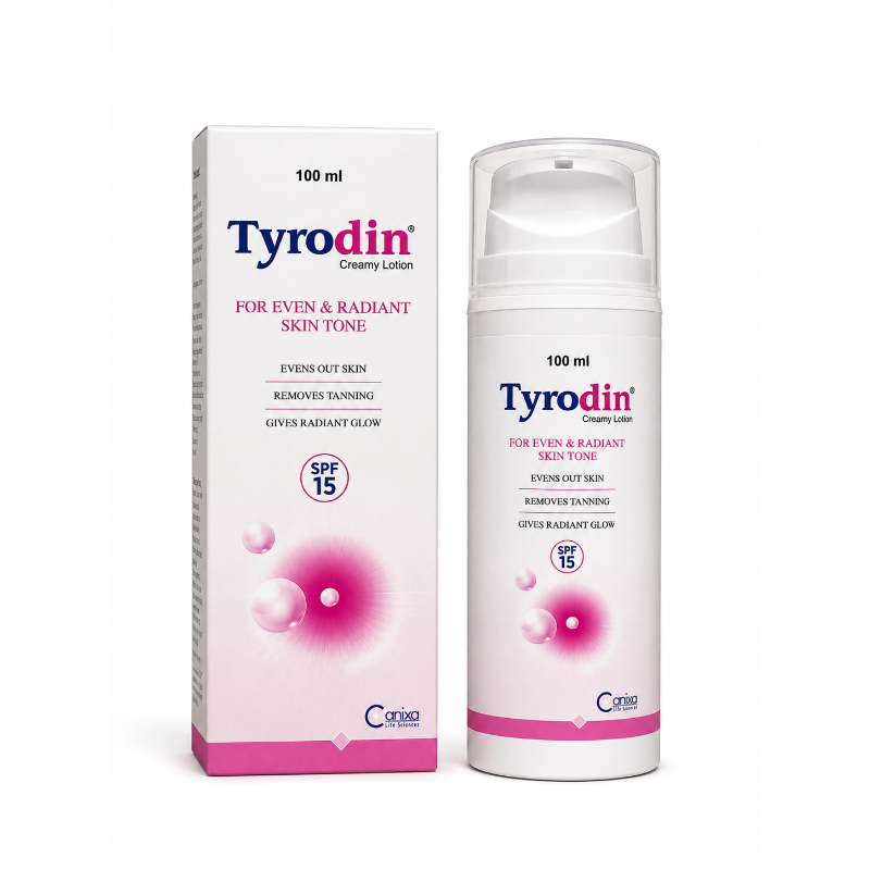 Tyrodin Creamy Lotion SPF 15 for Even & Radiant Skin Tone (100ml)