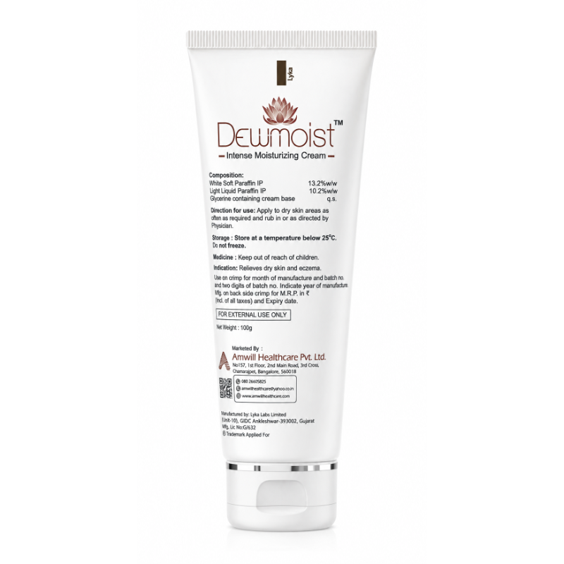 Dewmoist Intense Moisturizing Cream (100gm)