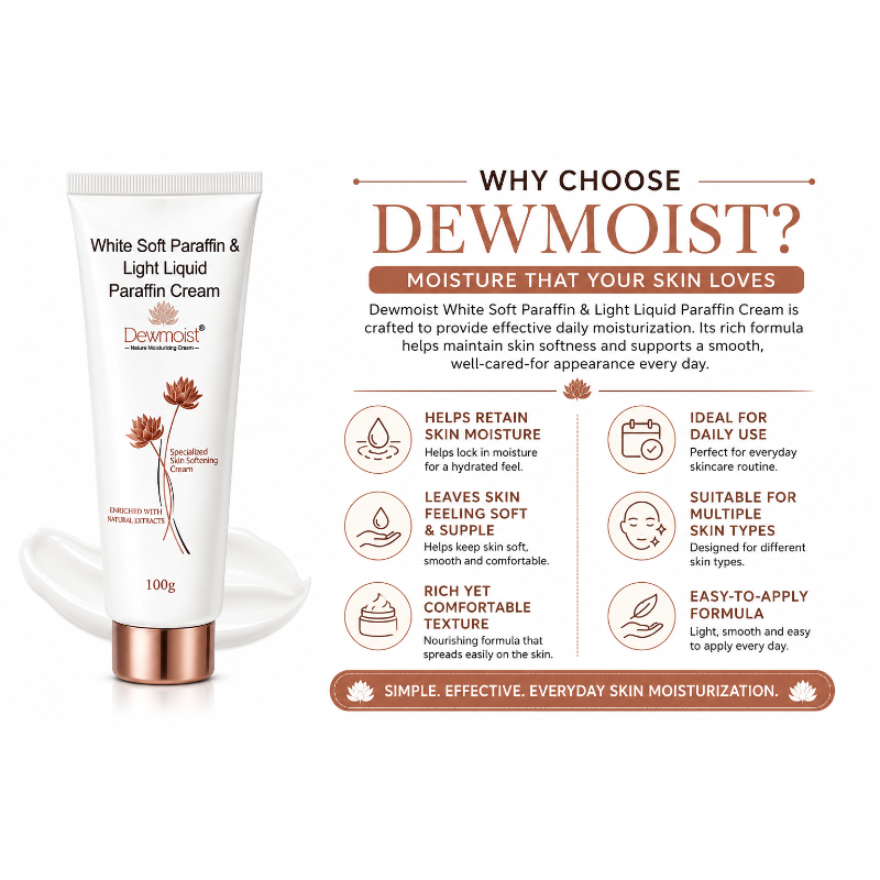 Dewmoist Intense Moisturizing Cream (100gm)