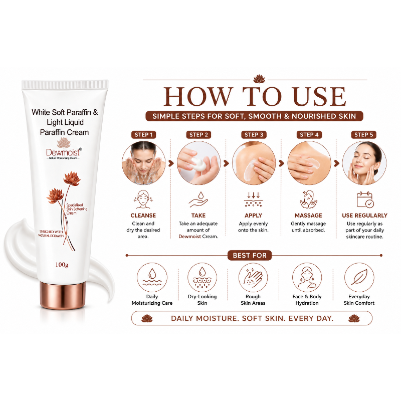 Dewmoist Intense Moisturizing Cream (100gm)