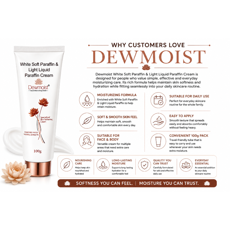 Dewmoist Intense Moisturizing Cream (100gm)