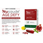 Nusaude Age Defy Nutraceutical Supplement | 30N Beadlets + Oil Capsules
