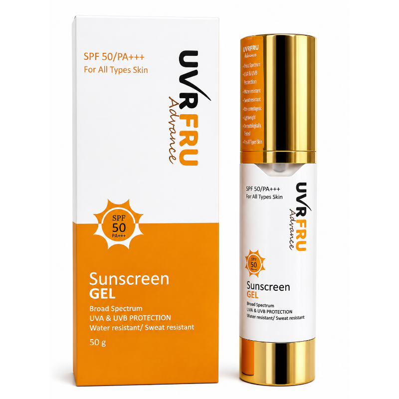 UVRFRU Advance Sunscreen Gel SPF 50 PA+++ (50gm)