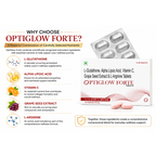 OPTIGLOW FORTE Glutathione 500mg 1 × 10 (10 Tablets)