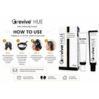 Grevive HUE Hair Colouring Cream Kit – (BLACK)