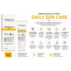 DERMETICS SPF 50 Sunscreen Cream | Broad Spectrum UVA UVB IRR Protection | Infraguard Blue Light Shield | Non-Greasy, Water Resistant, Hypoallergenic Formula | 50g