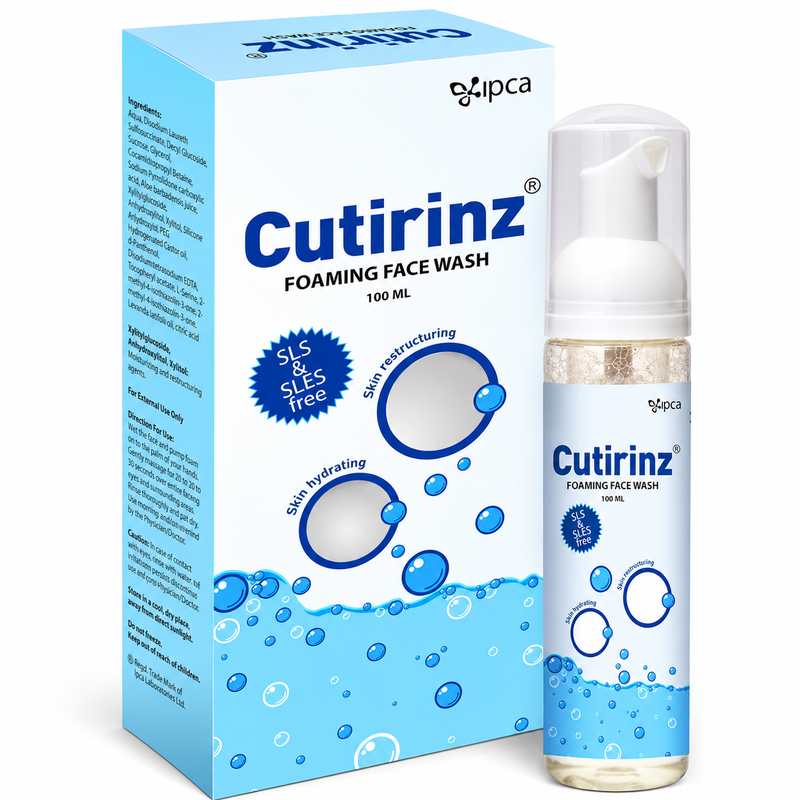 Cutirinz Foaming Face Wash 100ml | SLS & SLES Free Soap-Free Hydrating Cleanser for Men & Women