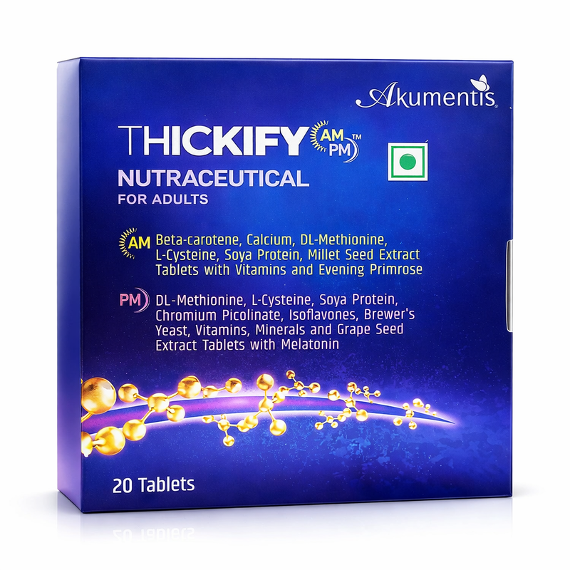 Thickify AM PM Nutraceutical Tablet for Adults 20 Tablets