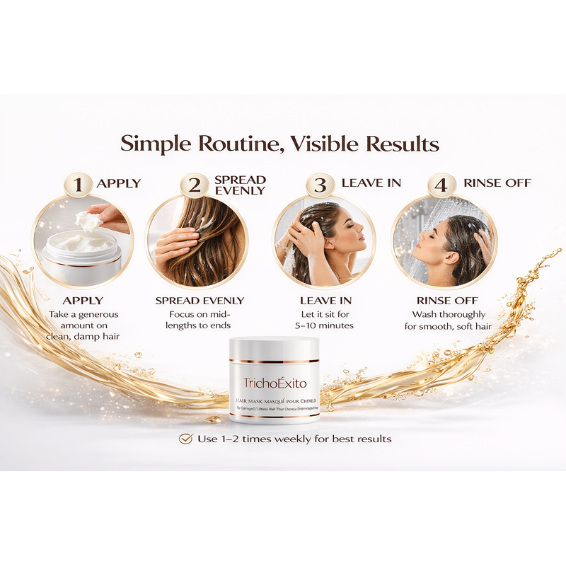 TrichoExito Hair Mask for Damaged & Lifeless Hair-(200gm)