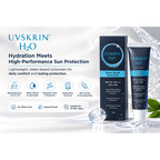 UVSKRIN H2O Water Based Sunscreen SPF 50 PA++++ Broad Spectrum UVA/UVB Protection-(50gm)