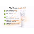Logidruf -S Shampoo with Coal Tar and 2% Salicylic Acid -(100ml)