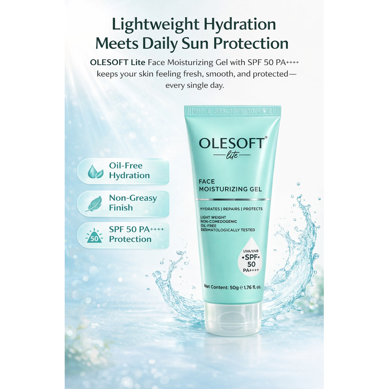 OLESOFT Lite Spf 50 Pa++++ Face Moisturizing Gel 50gm
