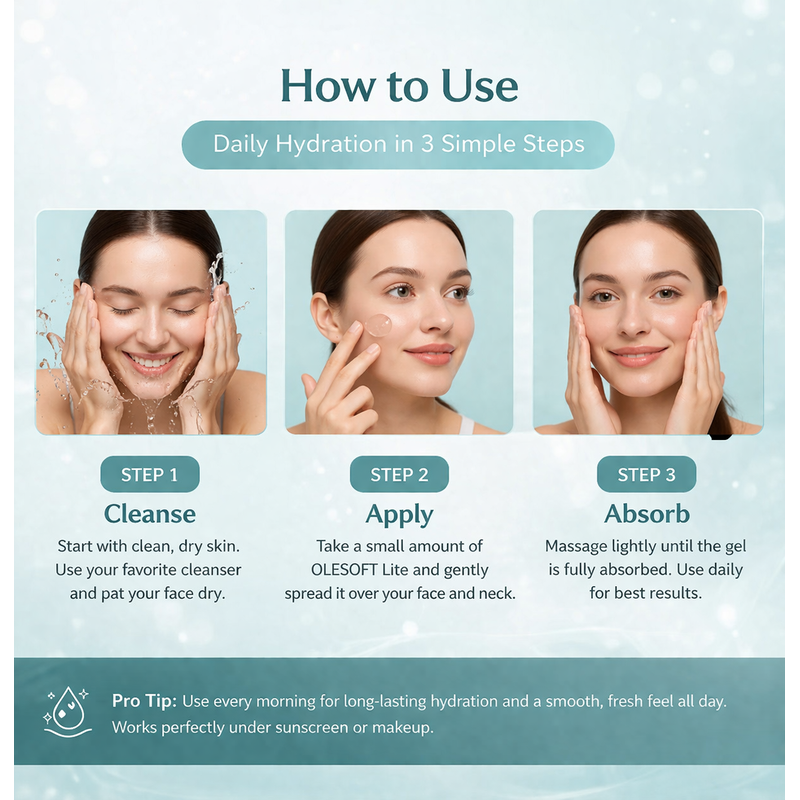 OLESOFT Lite Spf 50 Pa++++ Face Moisturizing Gel 50gm