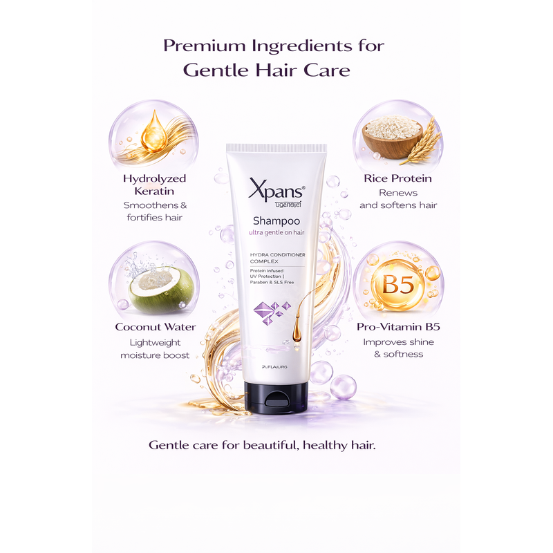 Xpans Ultra Gentle Shampoo-(Pack Of 2)