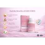 GSH FORTE L-Glutathione, Astaxanthin & Ascorbic Acid Tablets (30Tablets)