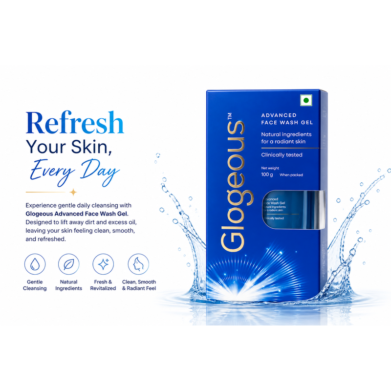 Glogeous Advanced Face Wash Gel 100gm