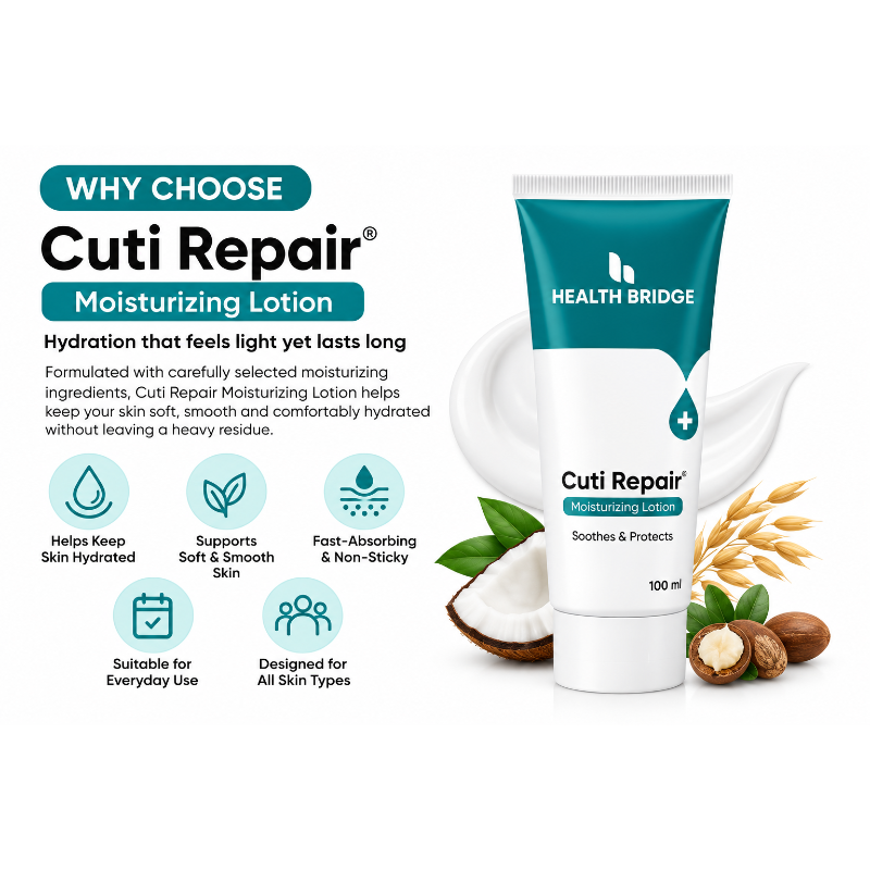 Cuti Repair Moisturizing Lotion 100ml – Daily Hydration for Dry & Sensitive Skin