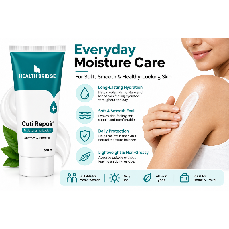 Cuti Repair Moisturizing Lotion 100ml – Daily Hydration for Dry & Sensitive Skin