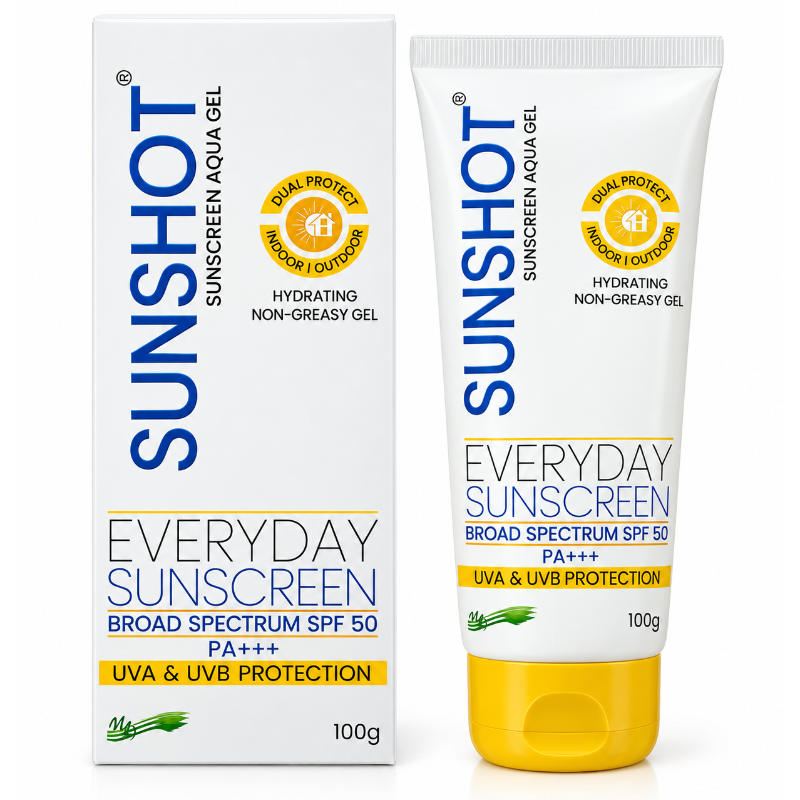 SUNSHOT SPF 50 PA+++ Sunscreen Aqua Gel (100gm)