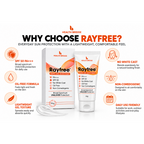 Rayfree Nano Gel Sunscreen SPF 50 PA+++ (50gm)