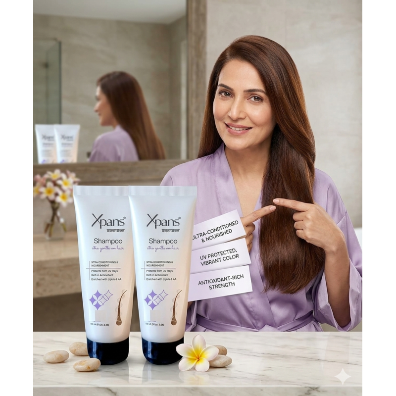 Xpans Ultra Gentle Shampoo-(Pack Of 2)