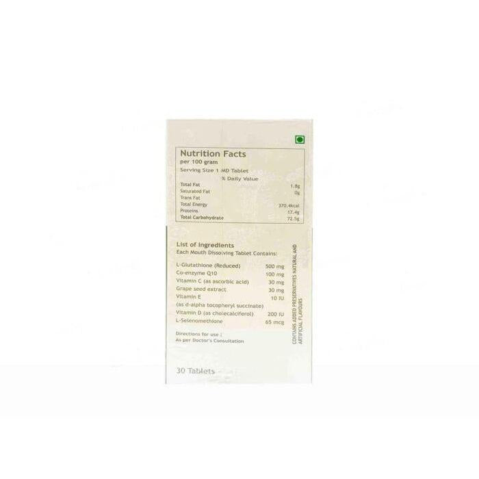 I-GLO Glutathione Complex Food Supplement Vitamin C, 30 Tablets – Glowmedx