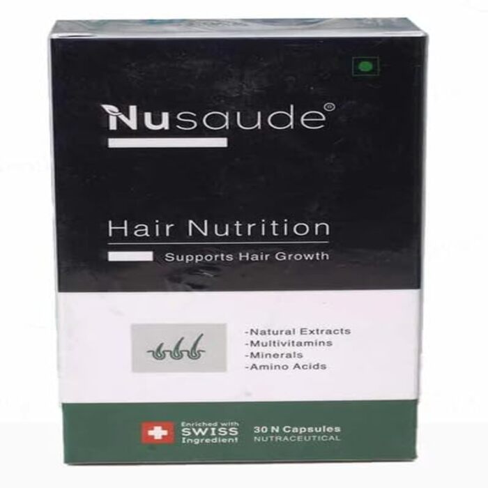 Nusaude Hair Nutrition Supplement | Daily Hair Strength & Growth Formula for Men & Women (30g)