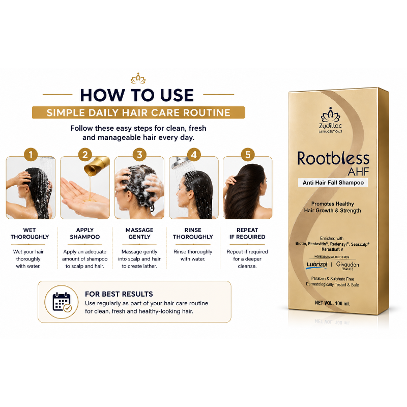 Rootbless AHF Anti Hair Fall Shampoo (100ml)