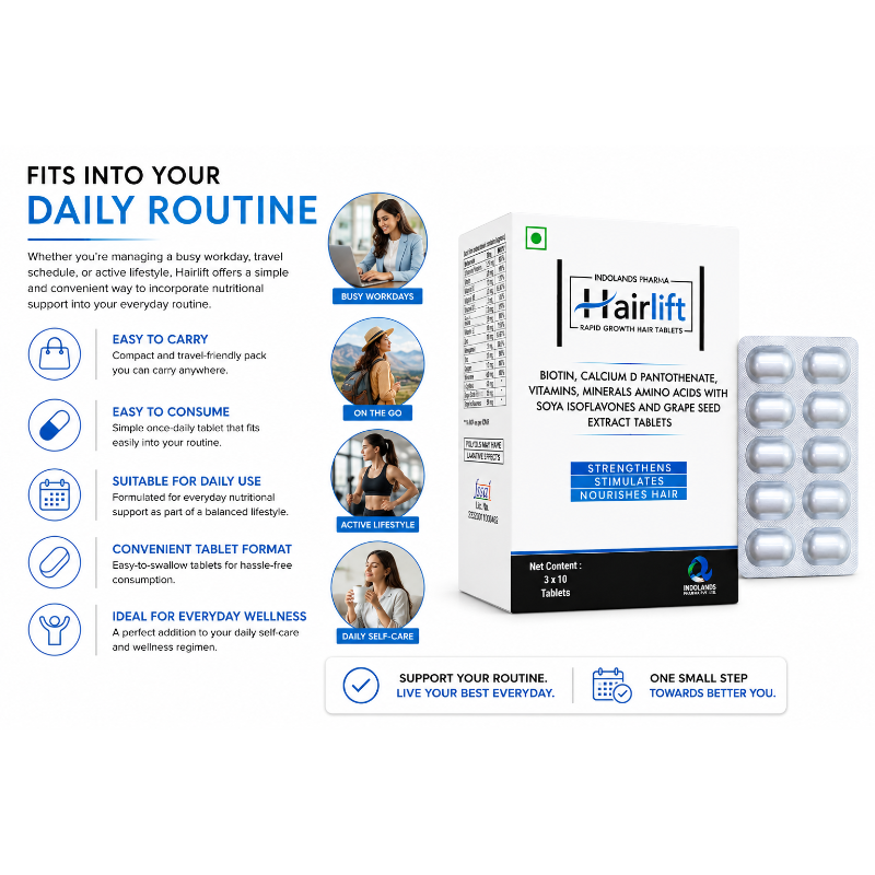 Hairlift Rapid Growth Hair Tablet (30Tablets)